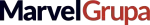 Logo Marvel Grupa - dwukolorowa nazwa firmy